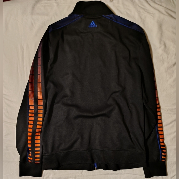 New York Knicks Adidas Black Vibe Full Zip Track Jacket Men's Size Large - Picture 5 of 11